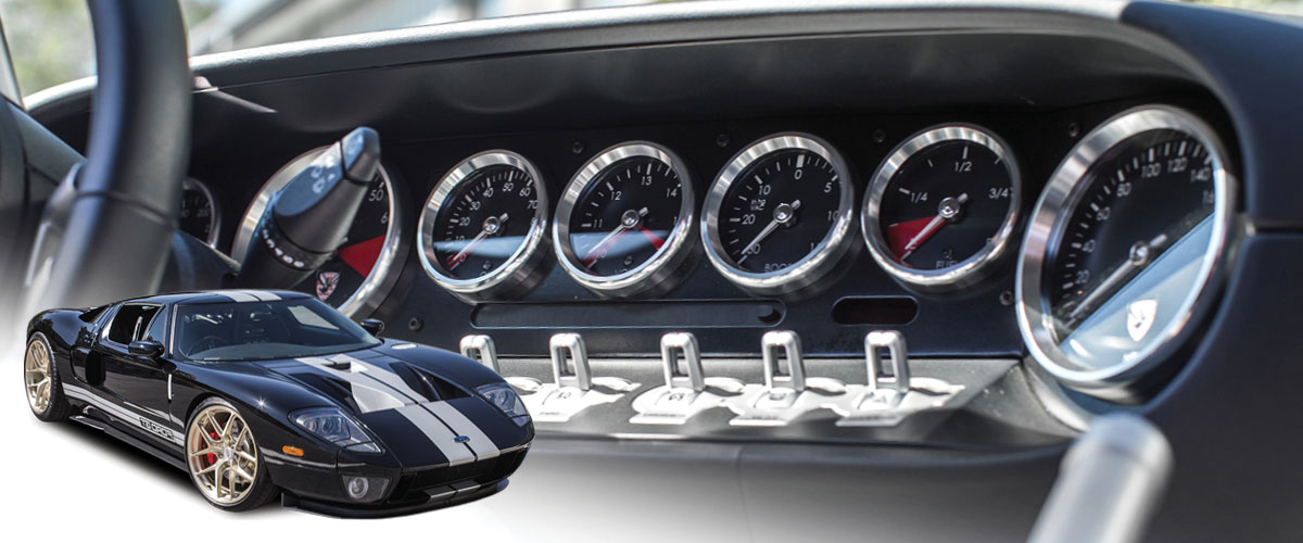 Ford GT custom gauges