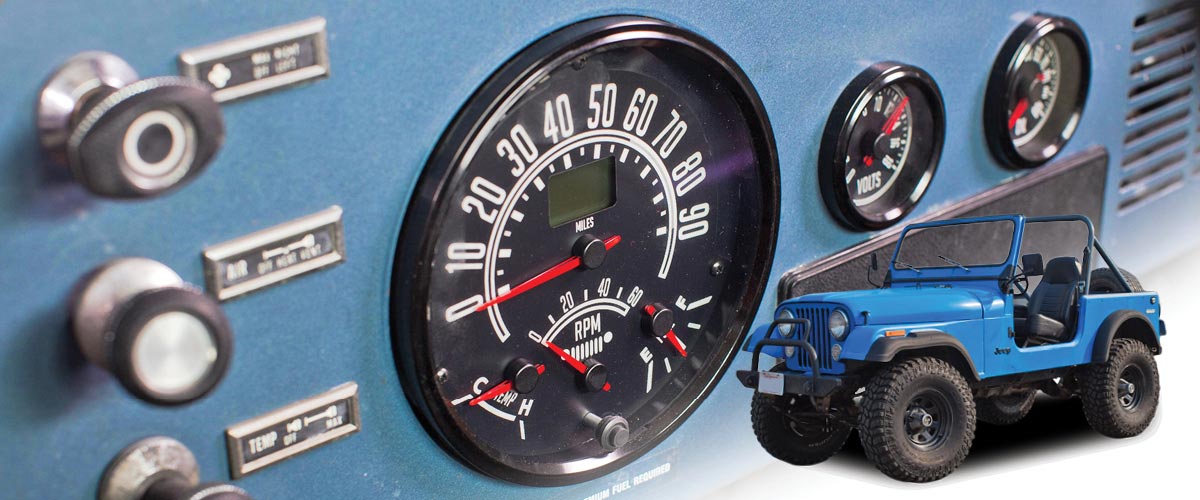 Jeep CJ gauges