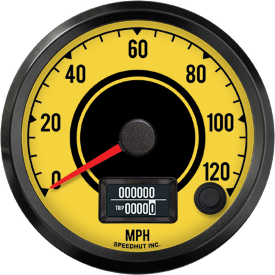 3-3/8" CAN-Bus Speedometer | 120 MPH | Haltech ECU